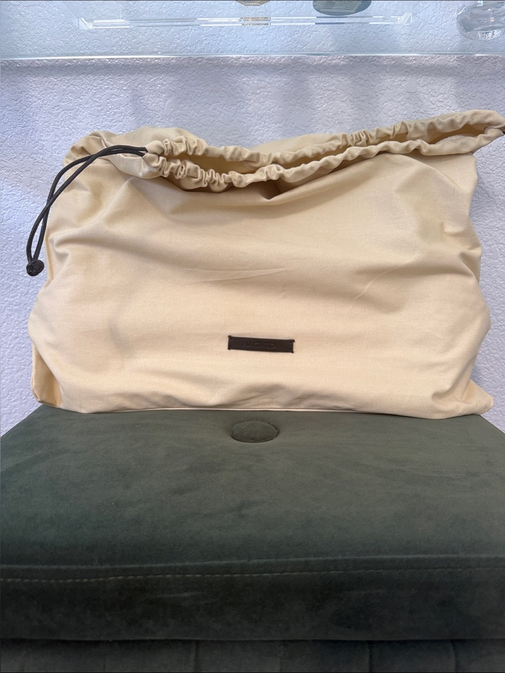 Naghedi Cream Woven Tote - Picture 5 of 7